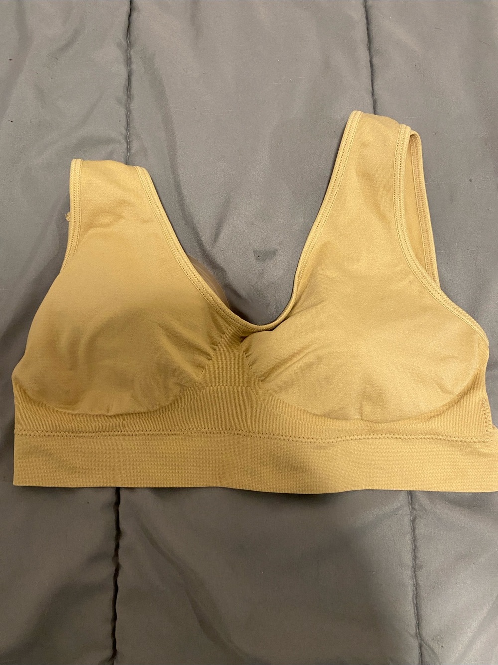 Wireless Everyday Comfort Bra in Tan